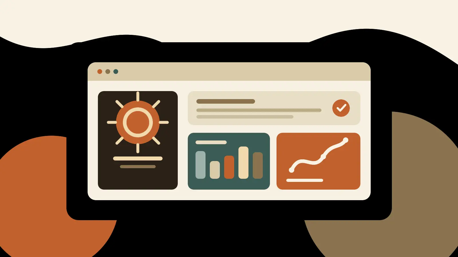 AI assisted marketing workspace with campaign content and performance charts